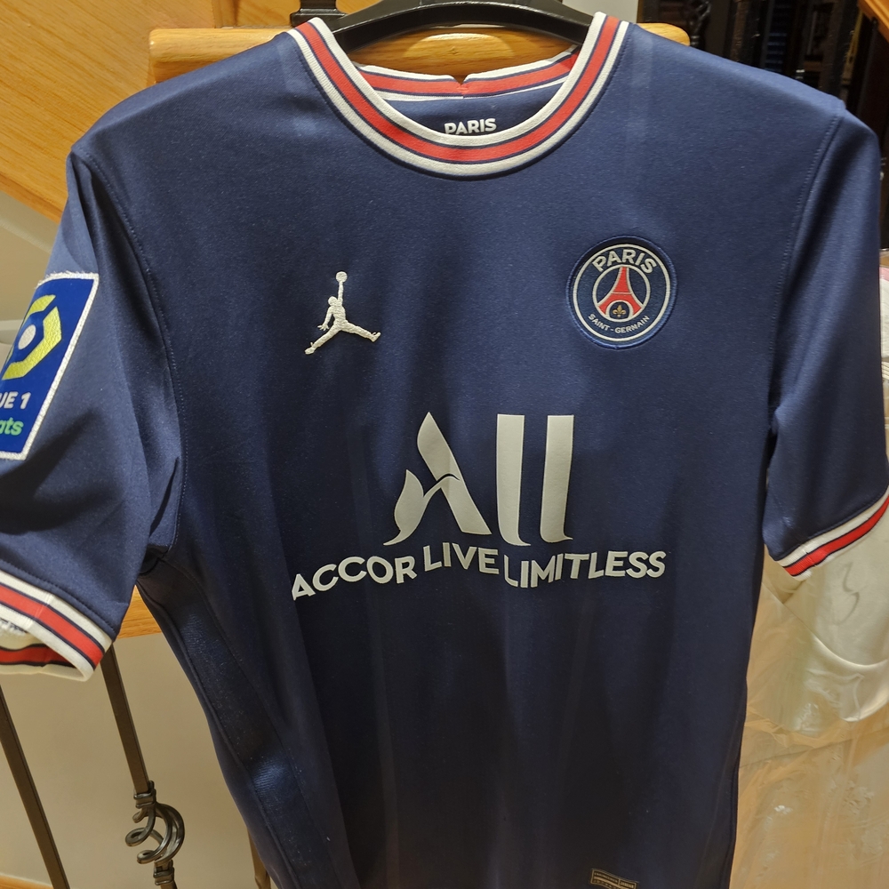 Jordan Paris Kids Dark Blue Soccer Jersey